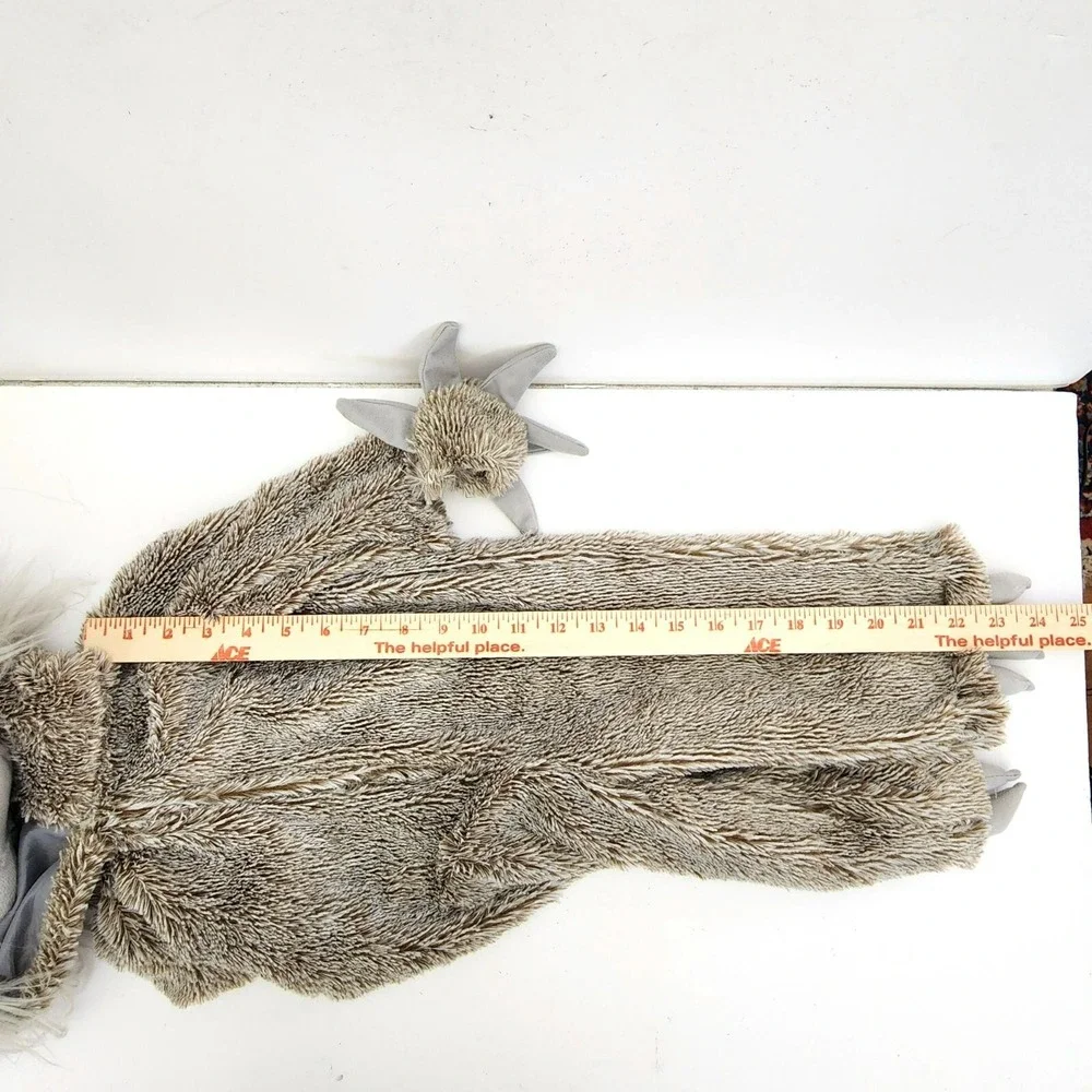 Princess Paradise Sloth Costume Baby 6–12 Months Gray Furry One Piece